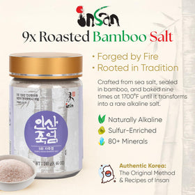 INSAN BAMBOO SALT bath ritual sample highlighting mineral aroma and relaxation.