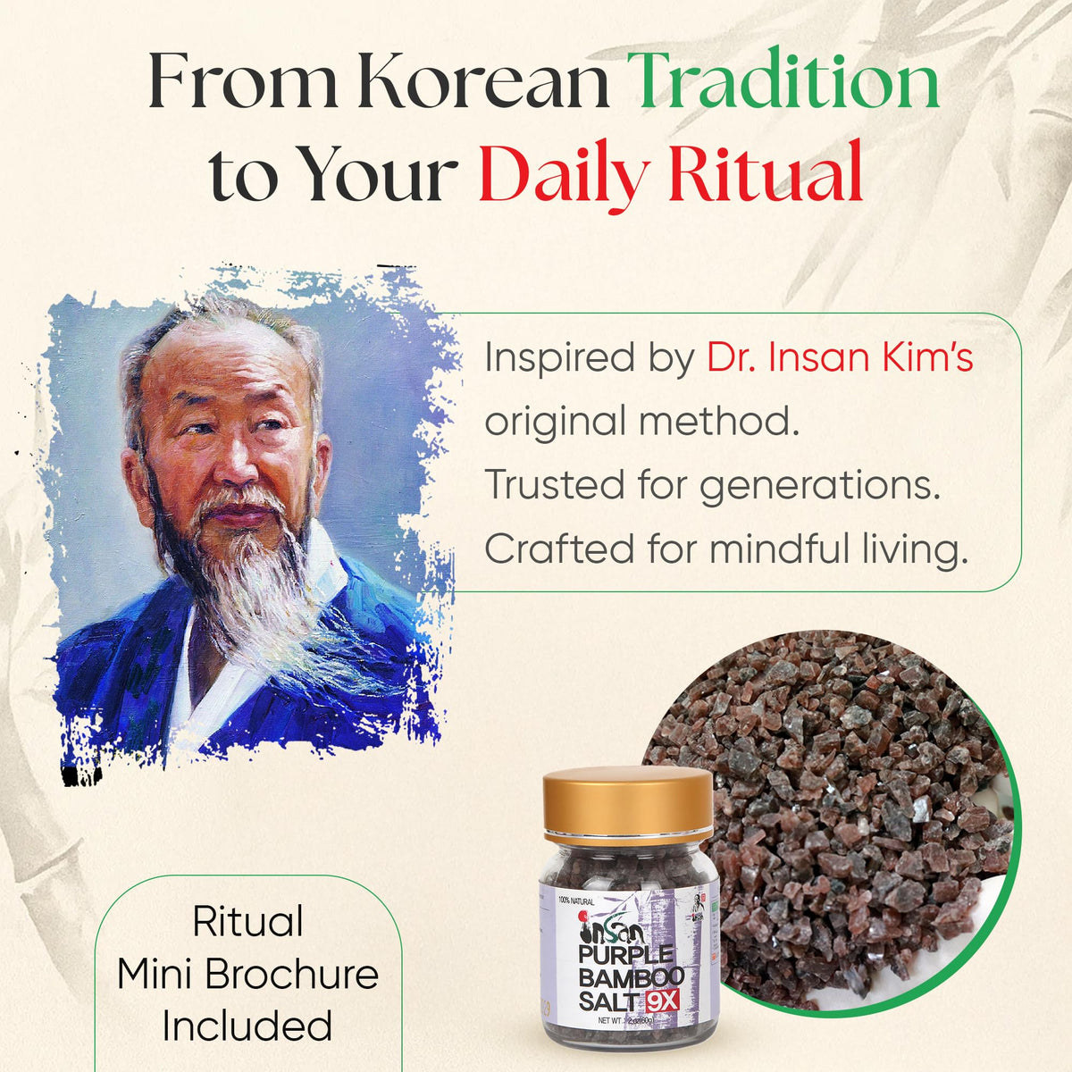 Insan Bamboo Salt beauty ritual spotlight suggests skincare-friendly minerals.
