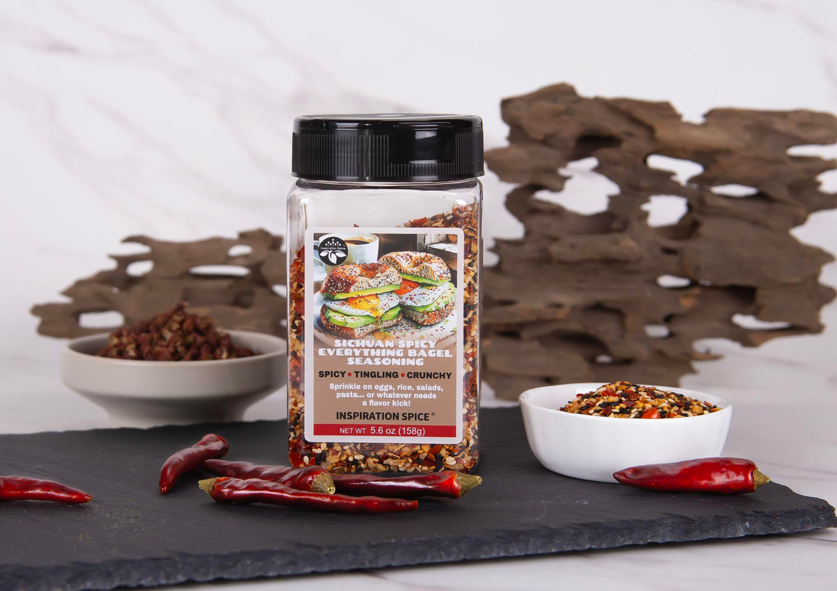 Versatile seasoning on eggs, rice, or avocado toast by Inspiration Spice.