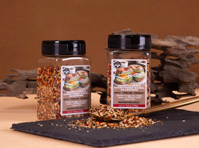 Ground peppercorns and chili flakes hint málà heat in Inspiration Spice.