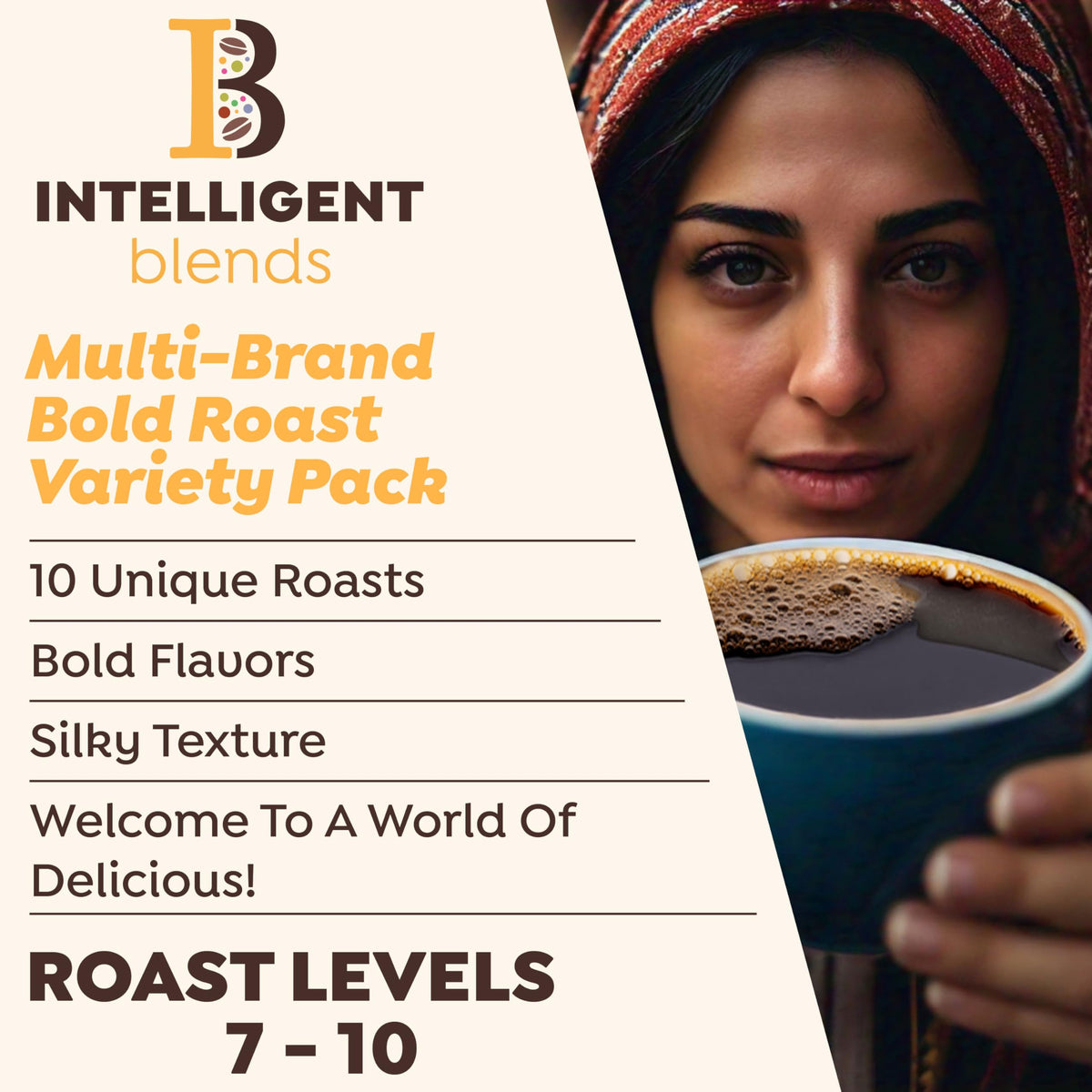 Intelligent Blends California-roasted pods showcase small-batch quality.