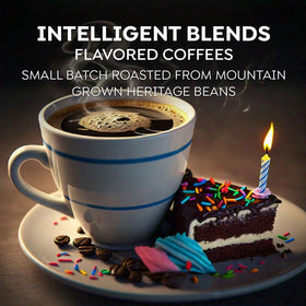 Intelligent Blends cinnamon-roll flavor coffee pod with inviting aroma
