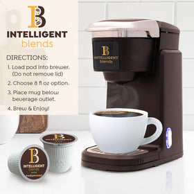 Single-serve Intelligent Blends pods ready for a quick flavorful cup