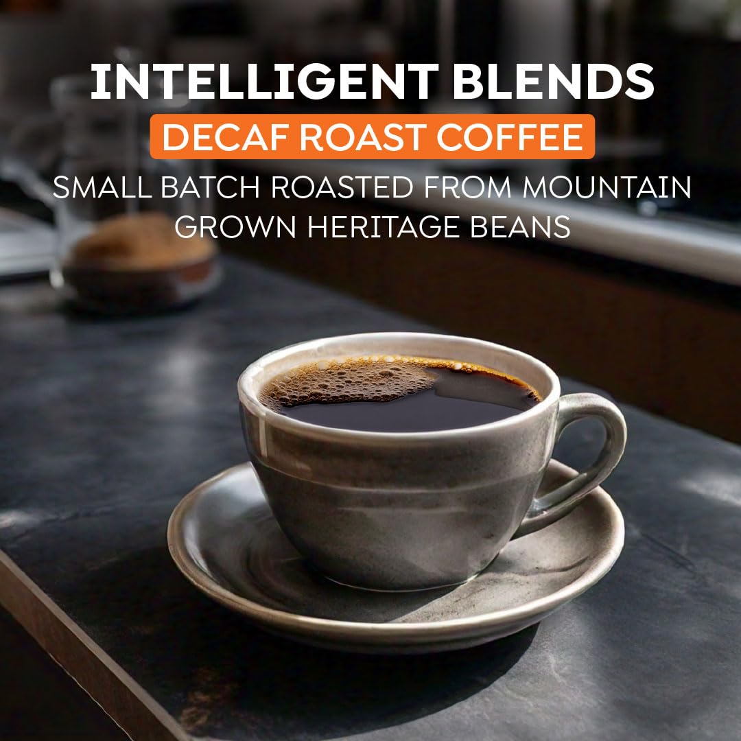 Intelligent Blends single-serve Keurig-compatible pods ready for effortless brewing.