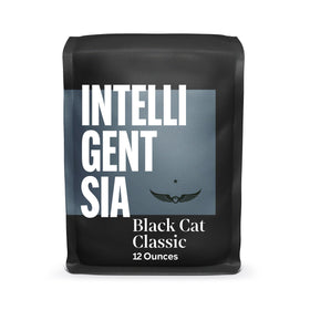 Intelligentsia Black Cat Classic Espresso bag of whole beans for home grinding and rich flavor.