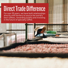 Intelligentsia Black Cat Sublunar direct trade badge highlighting ethical sourcing.
