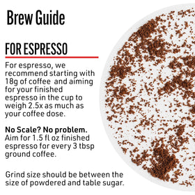 Intelligentsia coffee beans closeup suggesting aroma and potential for a bright espresso.