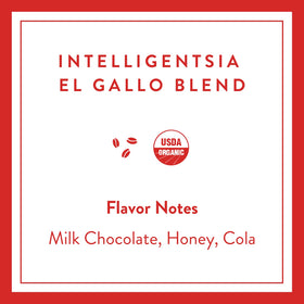 Close-up of El Gallo K-Cup pod with light roast color.
