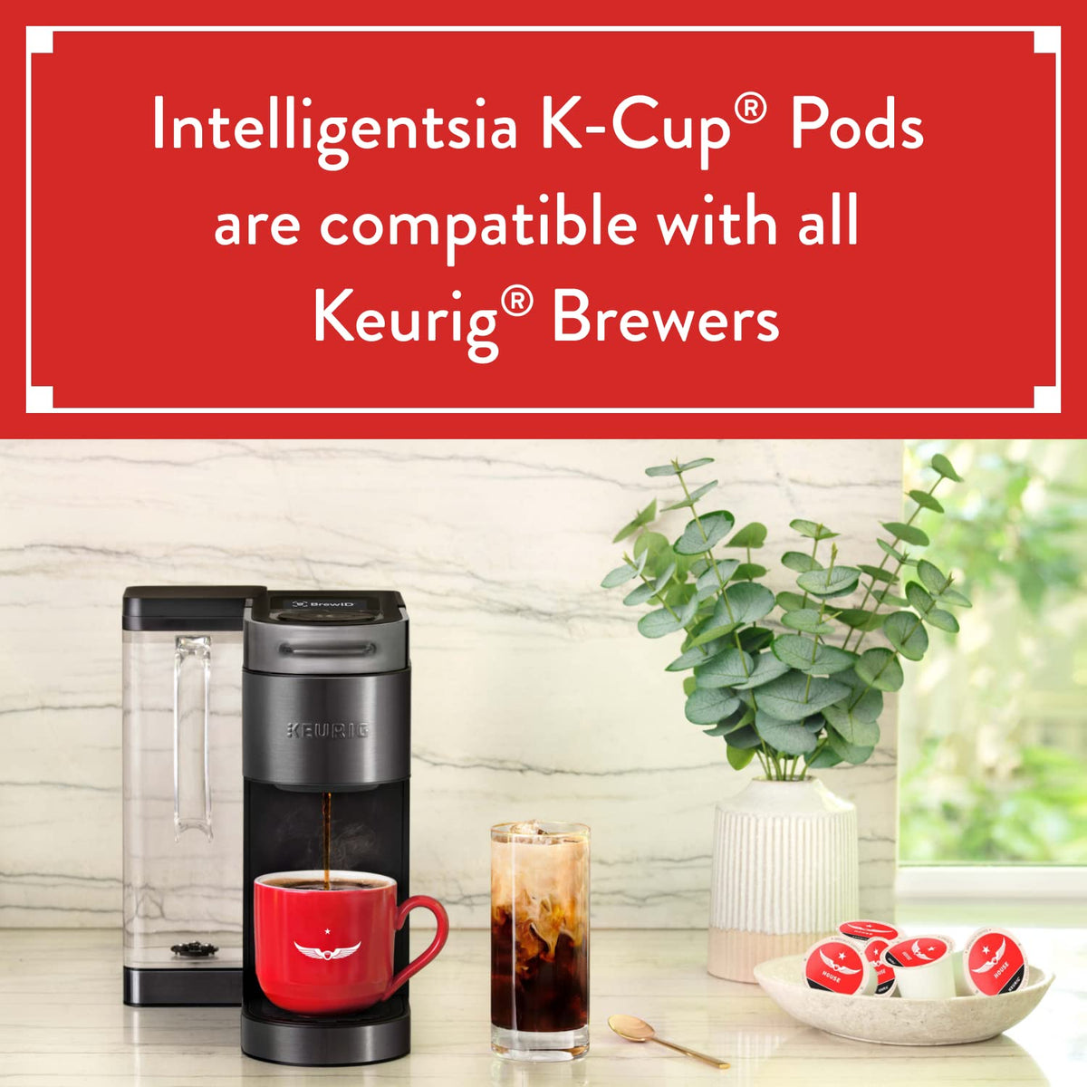 Recyclable packaging for Intelligentsia El Gallo K-Cups.
