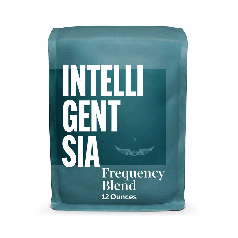 Intelligentsia Frequency Blend 12oz bag ready for fresh daily brewing at home