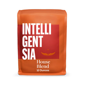Intelligentsia House coffee bag highlighting aroma and everyday brewing