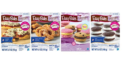 INTERC Easy Bake Mixes 4pack box shown, ideal for kid-friendly storage and playful baking sessions.