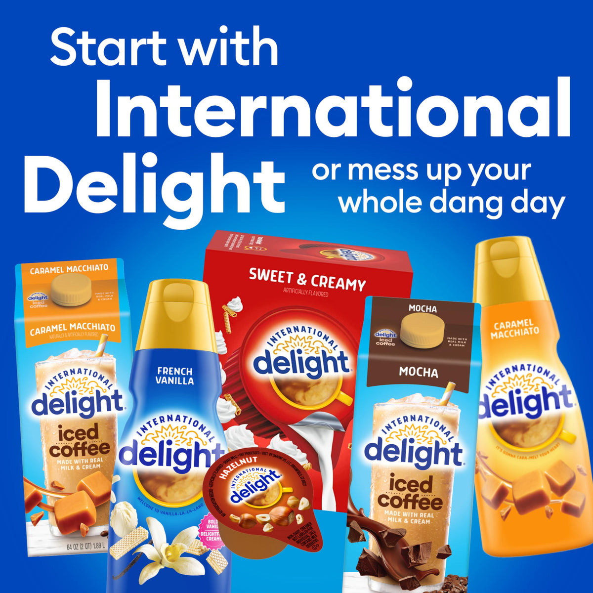 International Delight coffee creamer singles 384-count for daily use