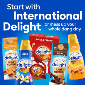 International Delight coffee creamer singles 384-count for daily use