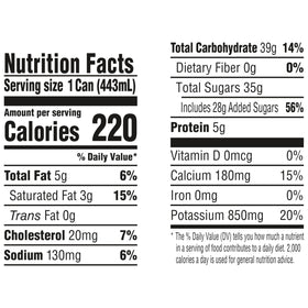 International Delight Caramel Macchiato served over ice.