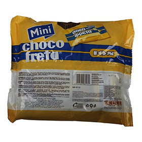 Ion Mini Chocofreta Dark Wafers close-up showing crisp layers and premium chocolate.