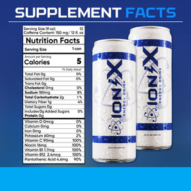 Ionix Zero Sugar Energy pack of 12 cans for busy days