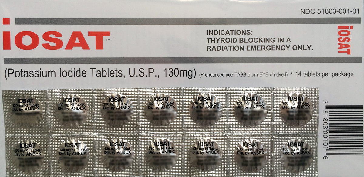 IOSAT pack of 3 bottle demonstrates compact, portable packaging for easy storage and quick access.