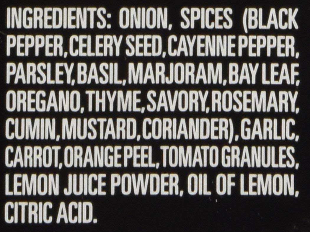 IP 21 Seasoning Salute label closeup shows vibrant herbs and citrus notes