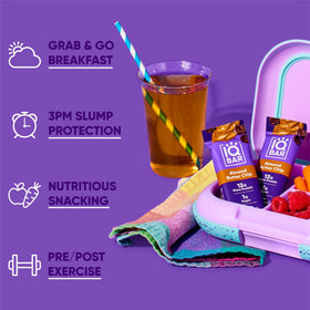 IQBAR 24-count box packaging shown for easy, on-the-go purchase.