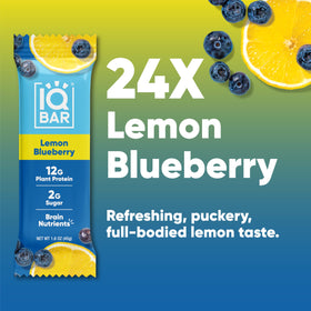 IQBAR box and bars display demonstrates versatile meal replacement option.