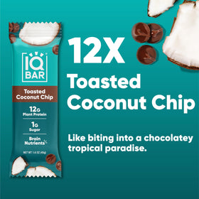 IQBAR close-up featuring Lion’s Mane and MCTs for brain and body nutrients