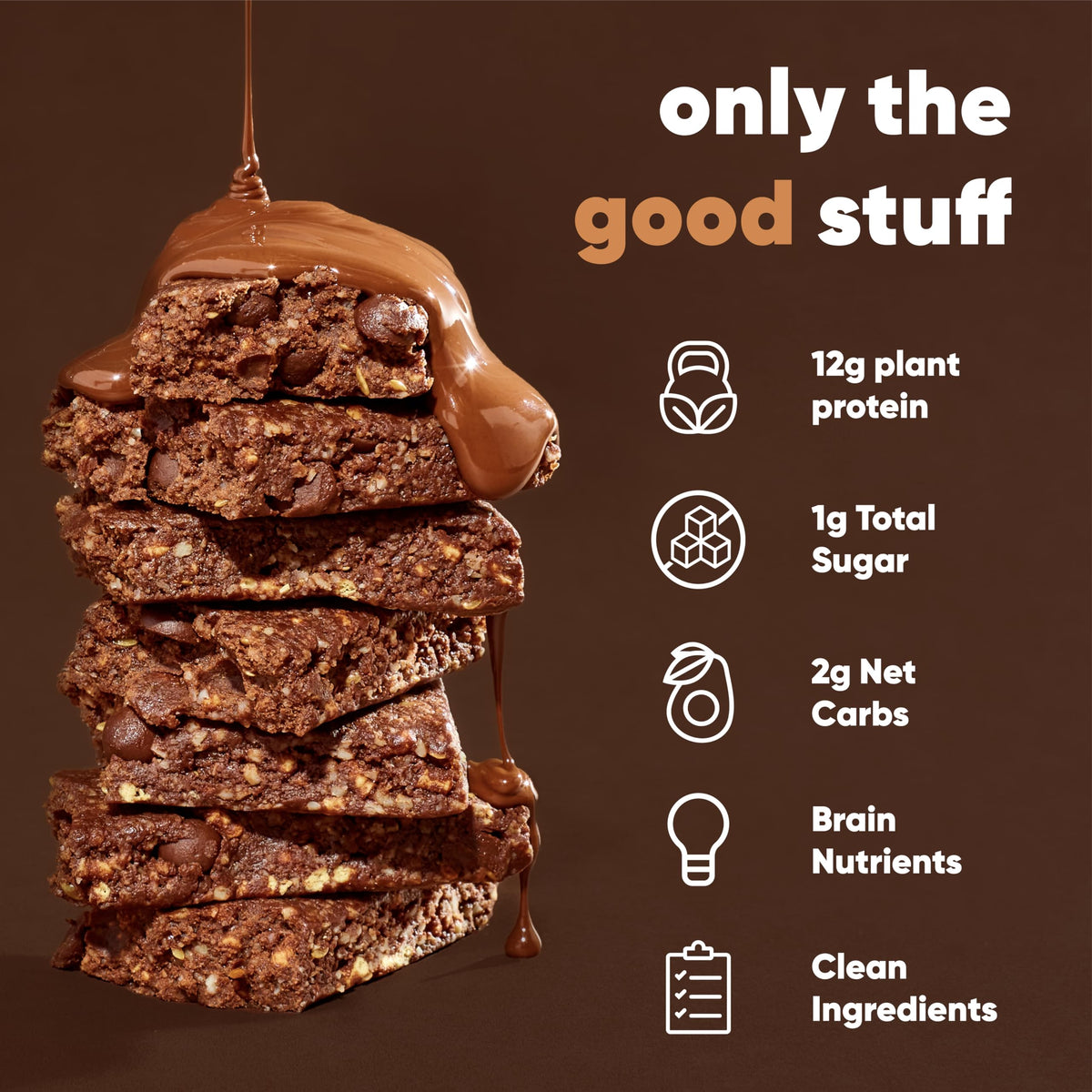 IQBAR Chocolate Sea Salt bar wrapped for on-the-go use
