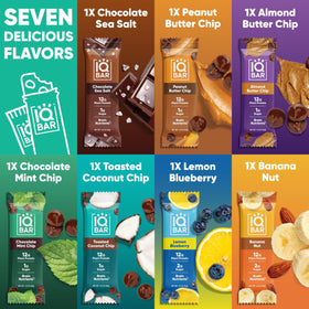 IQBAR bite-sized bars appear chewy and satisfying with nutritious plant protein