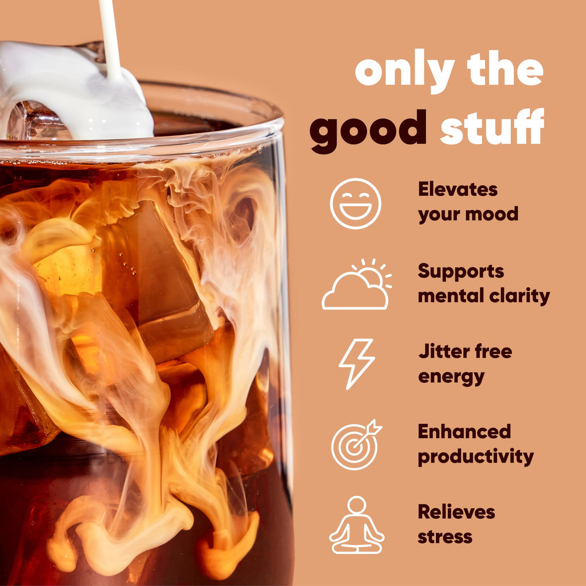 IQBAR IQJOE mushroom coffee original black stick delivers bold taste and focus