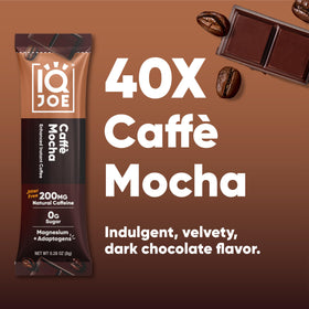 IQBAR IQJOE mushroom coffee toasted hazelnut stick boosts flavor and mental clarity