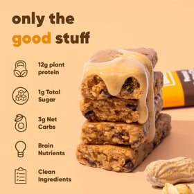 IQBAR keto vegan dairy-free bar ingredients showcase clean nutrition for busy days.