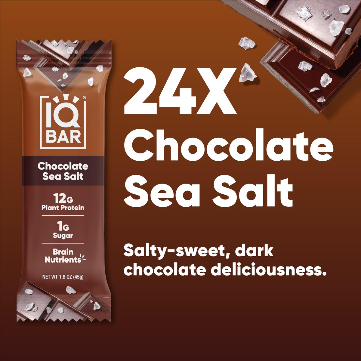 IQBAR packaging showing nutrition panel for dietary needs