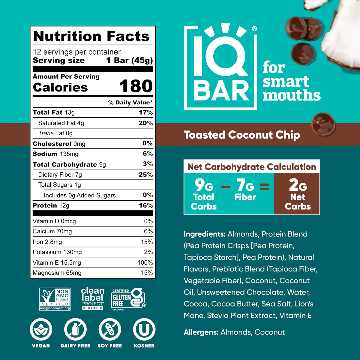 IQBAR ready-to-eat bar beside a glass of water after workouts