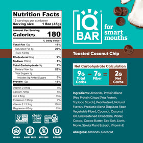 IQBAR ready-to-eat bar beside a glass of water after workouts