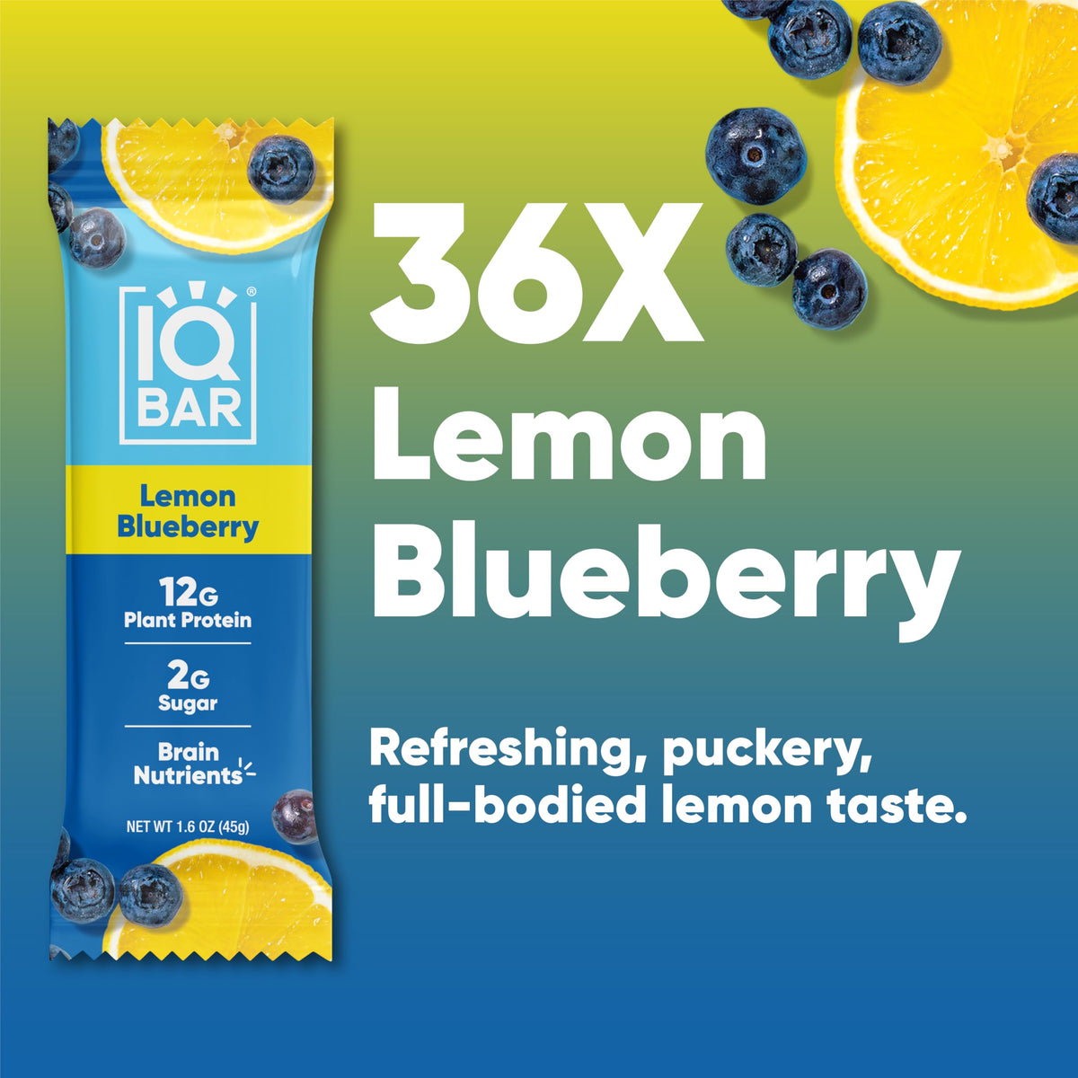 IQBAR vegan and dairy-free icons denote gluten-free and kosher options.