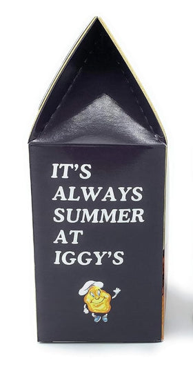 IRE Iggy's fritters frying in oil delivering crisp Rhode Island flavor