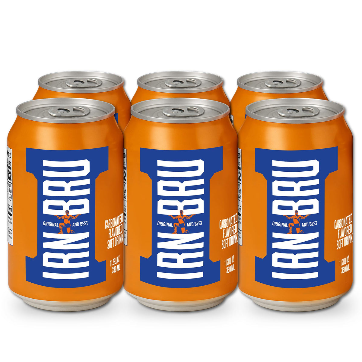IRN-BRU Original sparkling bottle with bold citrus flavor for a refreshing moment.