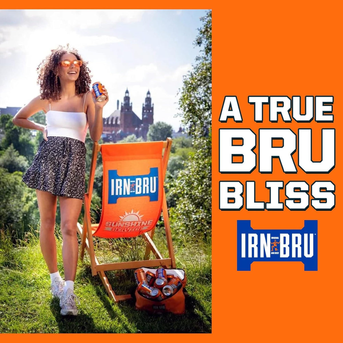 IRN-BRU original on a party table for social gatherings.
