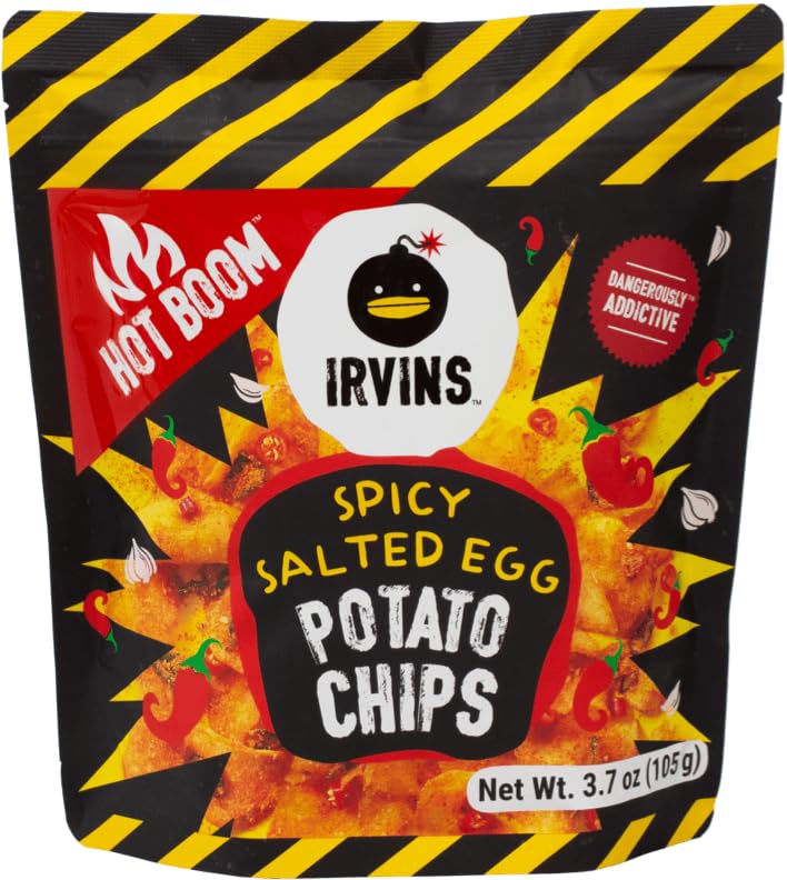 Irvins Truffle Chips bag offering aroma-rich, gourmet crunch