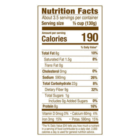Isadora refried beans pouch microwave-ready, heat on high for a speedy lunch.