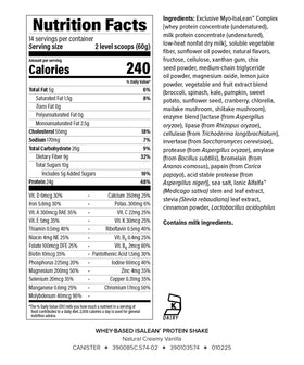 Isagenix IsaLean shake pour showing creamy vanilla mix for a satisfying snack.