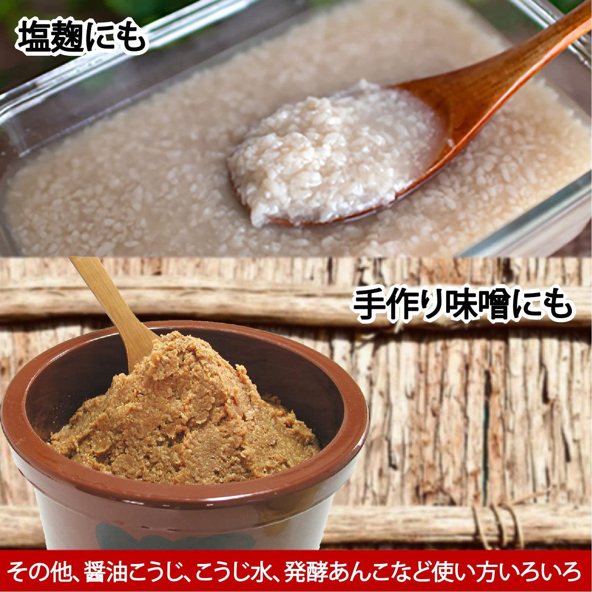 Isesou Miyako Koji 1kg texture sample reveals smooth, rich miso consistency.