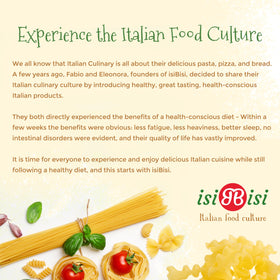 isiBisi Made-in-Italy production echoes authentic quality and heritage.