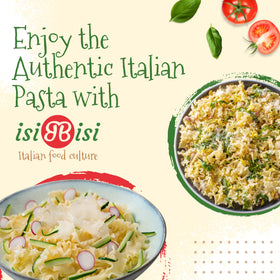 isiBisi Vegan Non-GMO label confirms plant-based, dairy-free option.