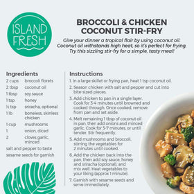 Island Fresh coconut oil nourishing hair treatment for scalp and ends