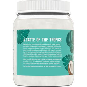 Island Fresh cold-pressed process preserves tropical aroma and texture