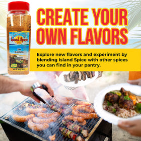 Island Spice Jerk Seasoning seafood highlights bright, spicy notes