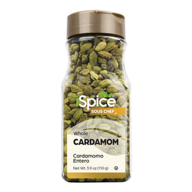 iSpice Cardamom Seeds Whole close-up in a spoon, boosting aroma for beverages.