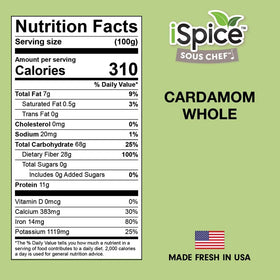 iSpice Cardamom Seeds gift-ready packaging, perfect for spice lovers.