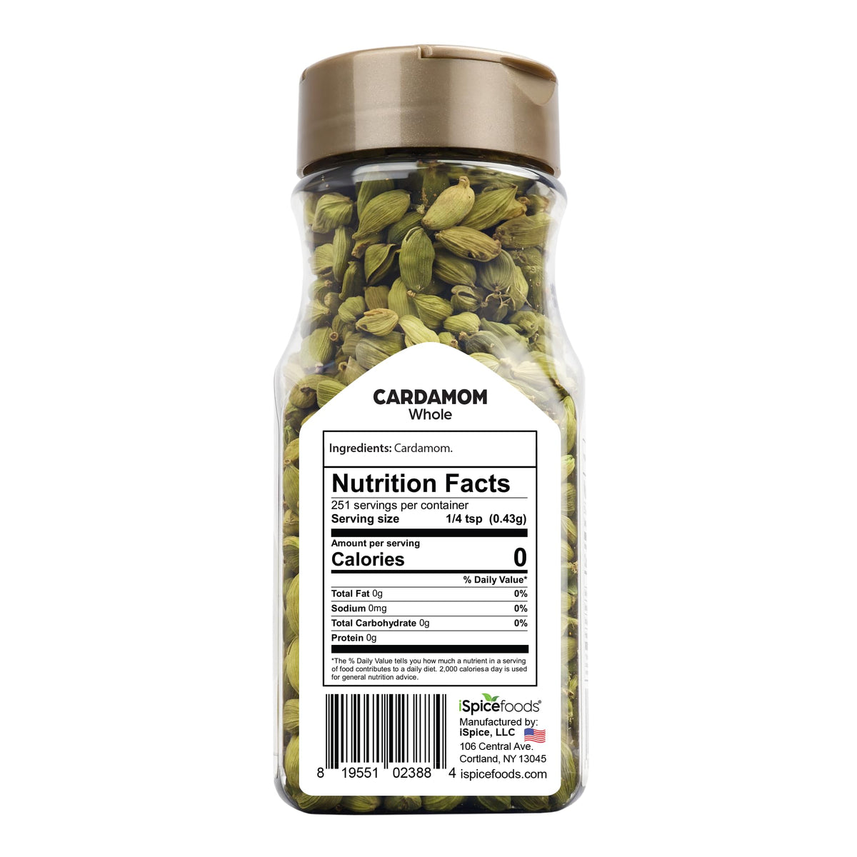 iSpice Cardamom Seeds in a wooden bowl, ready to flavor curries and desserts.